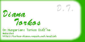 diana torkos business card